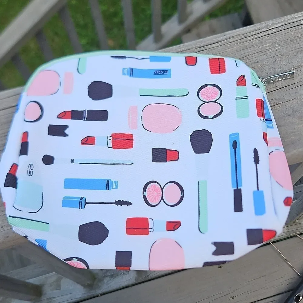 Clinique × Kate Spade Cosmetic Bag Makeup Pouch